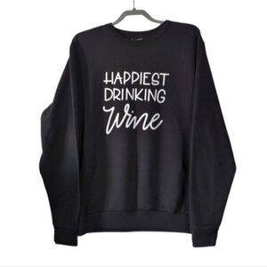 The Happiest Collection Graphic Novelty Quirky  Lounge Sweatshirt XL